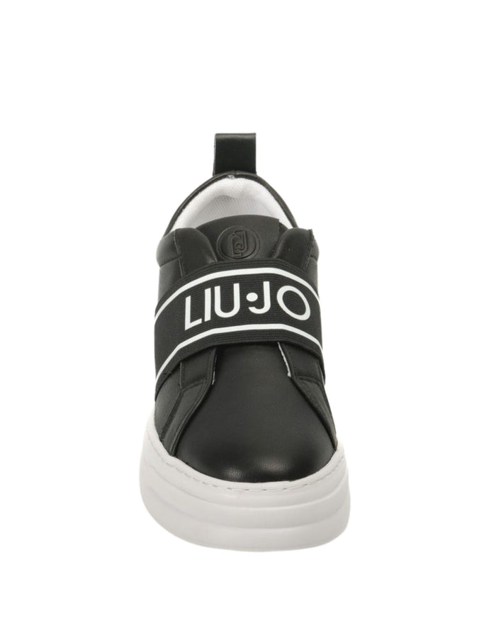 Liu Jo Sneakers Logo Pelle Nero 5