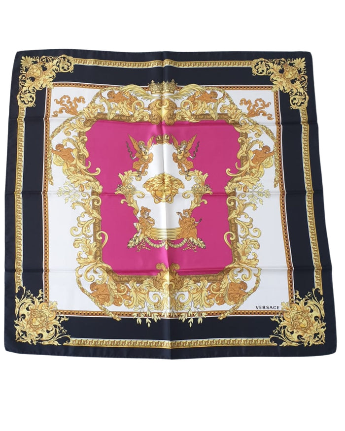 Versace Foulard Stola Pashmina Seta Multicolore 3