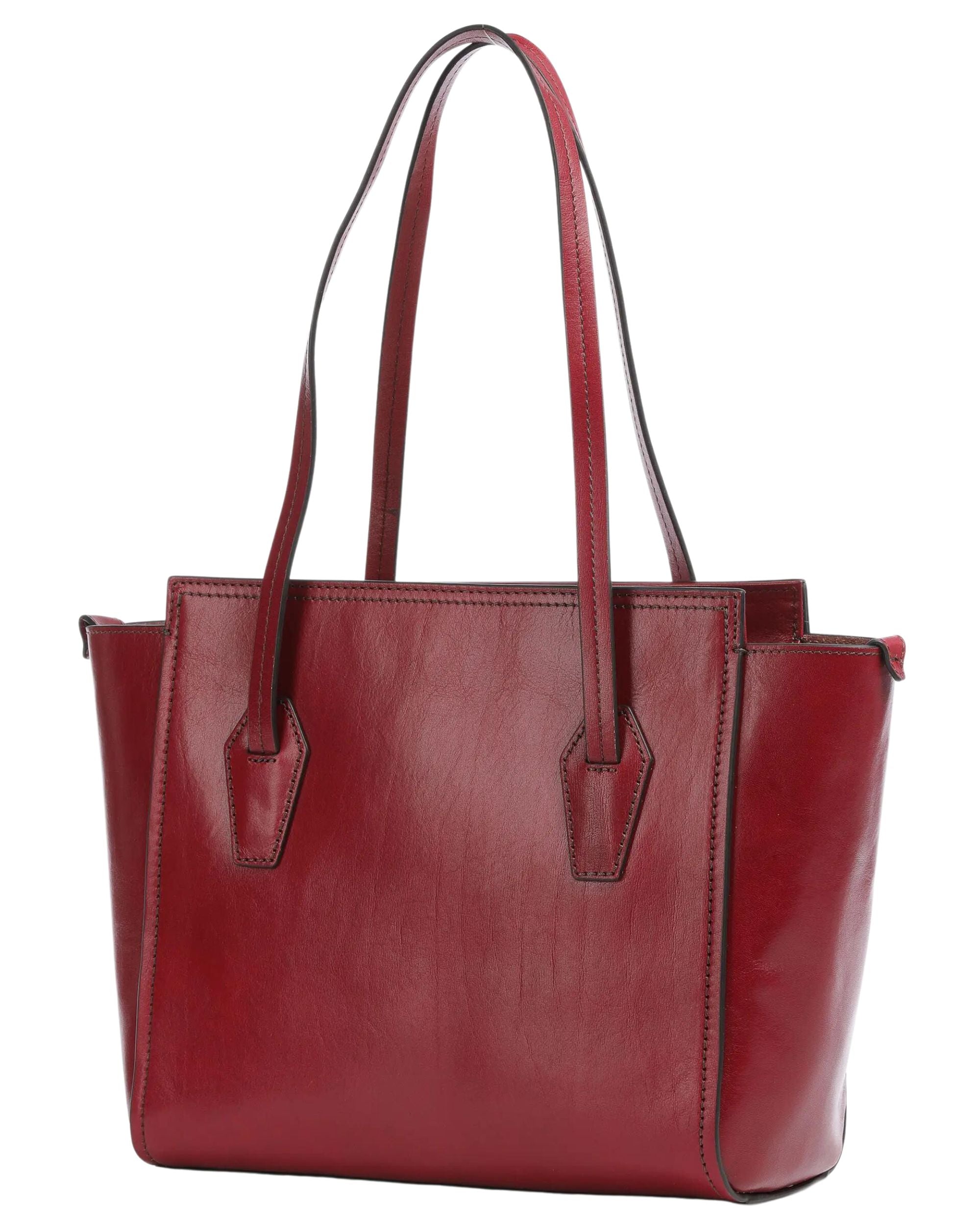 The Bridge Shopper Tote Shoulder Bag Red Women