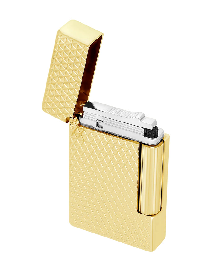 Stdupont Guillochage Finish Gold Unisex 2