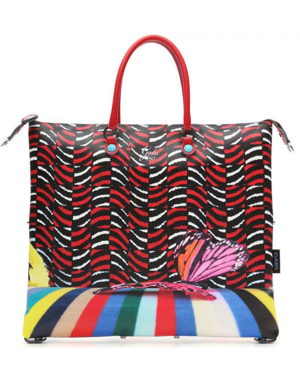 Gabs Trasformabile Shopper Bauletto Zaino Multicolore PVC