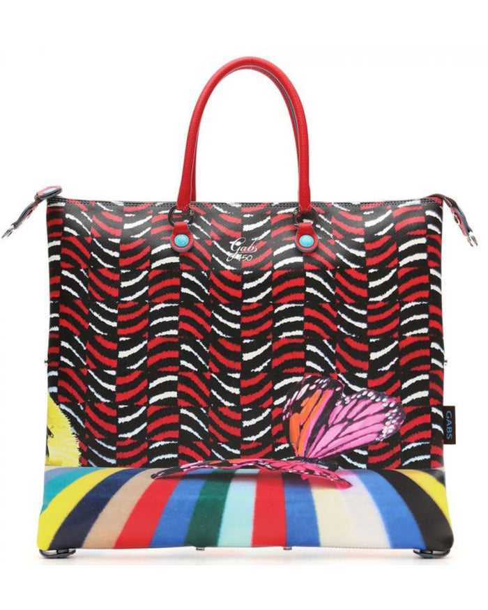 Gabs Trasformabile Shopper Bauletto Zaino Multicolore PVC 1