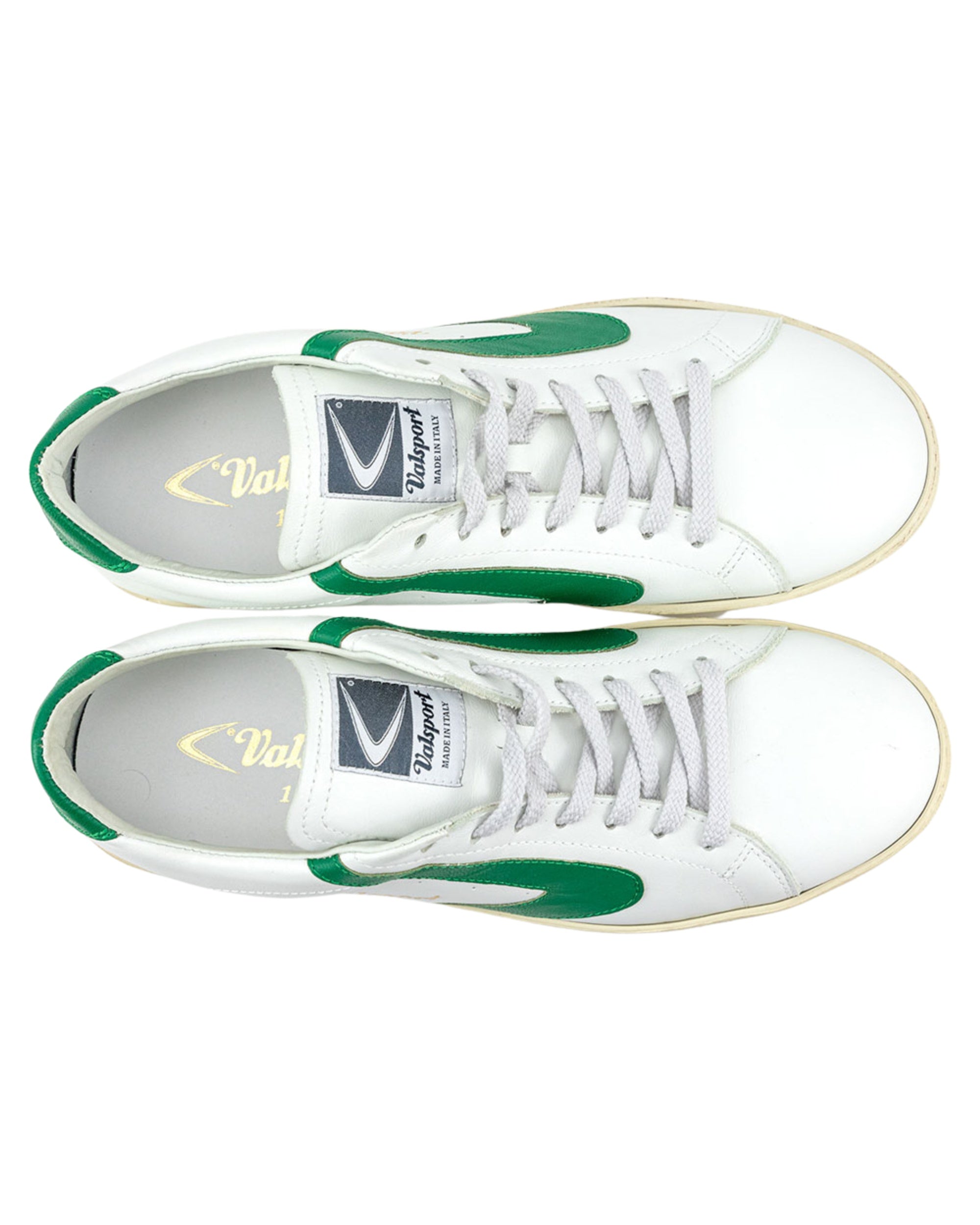 Valsport Men's White Leather Sneaker