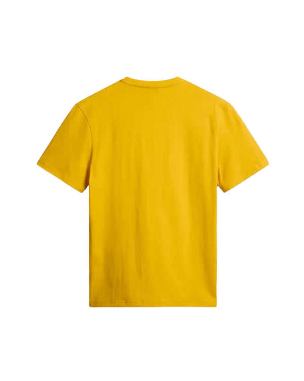 Napapijri T-Shirt Salis Girocollo Cotone Giallo-2