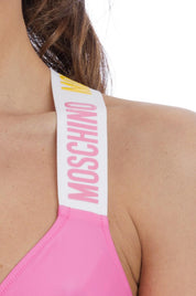 Moschino Swim Bikini Due Pezzi Viola