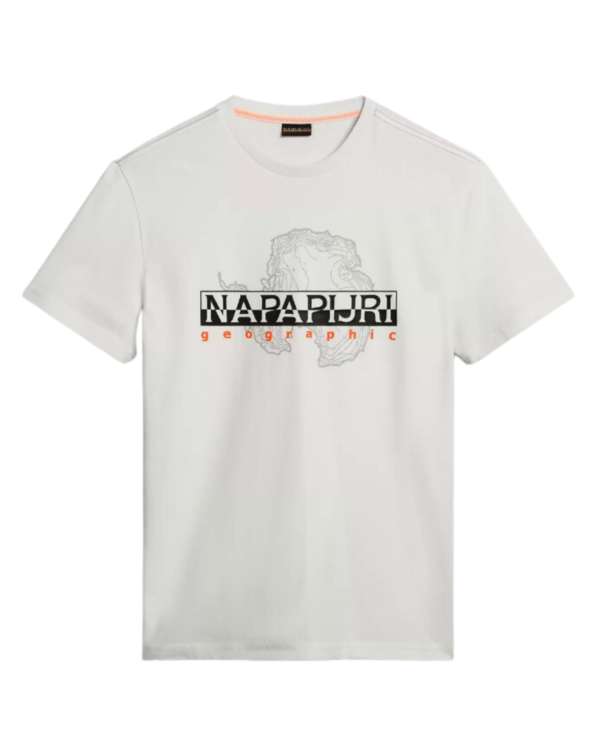 Napapijri S-Iceberg Logo Full Cotton T-Shirt White