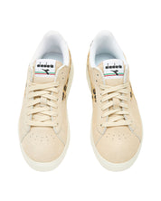 Diadora Sneakers Game Step Suede Animalier White in Suede Leather