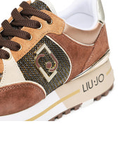 Liu Jo Sneakers Maxi Wonder 20 Pelle Marrone