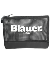 Blauer Men Women Wrist Lanyard Net Pouch Black Unisex