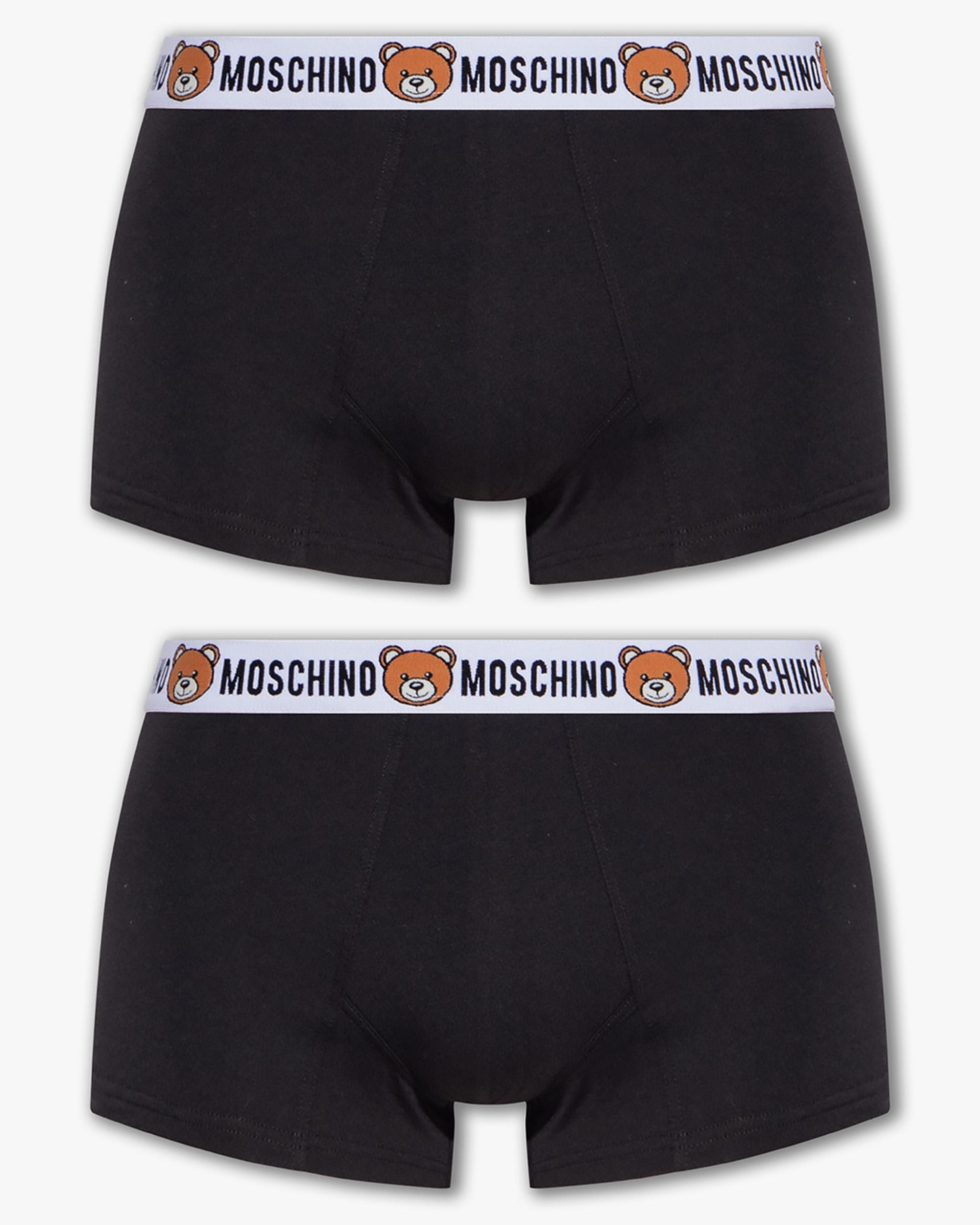 Moschino Underbear Set 2 Boxer Cotone Nero