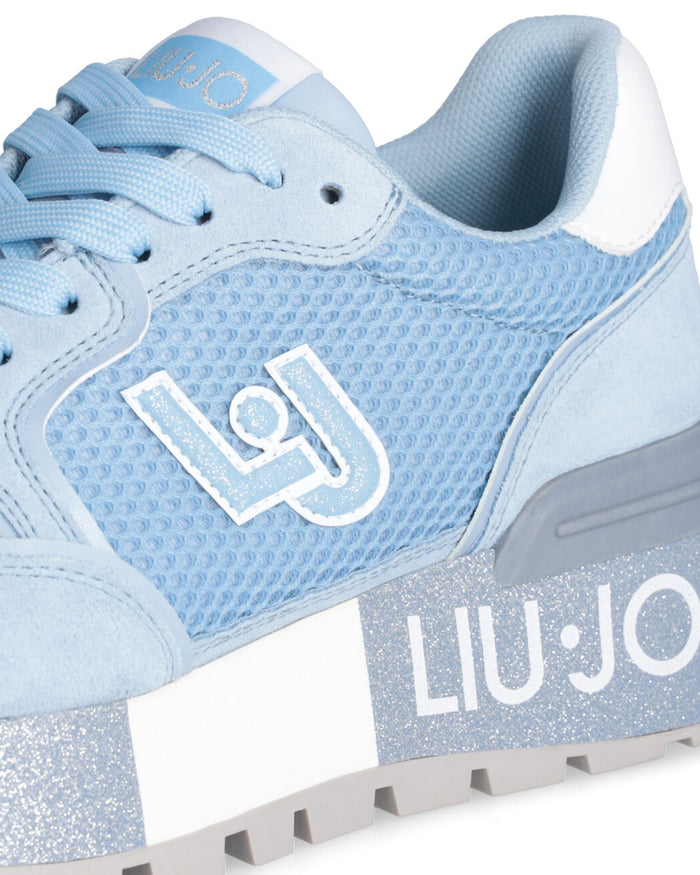 Liu Jo Sneakers Pelle/Suede Azzurro 5