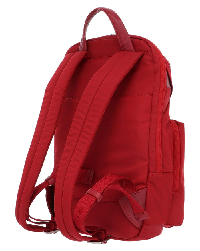 Piquadro In Nylon Rigenerato Con Tasche Esterne Frontali Rosso Unisex 3