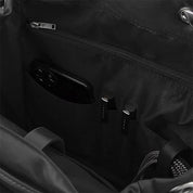 Piquadro Zainetto Piccolo da Viaggio In Tessuto Riciclato Nero Donna