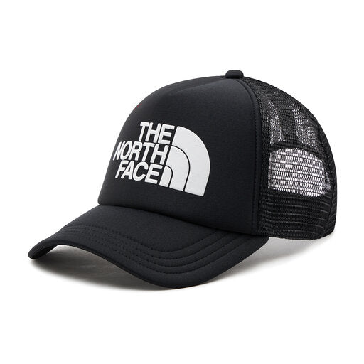 The North Face Cappello Trucker Logo TNF in Misto Cotone Nero Unisex