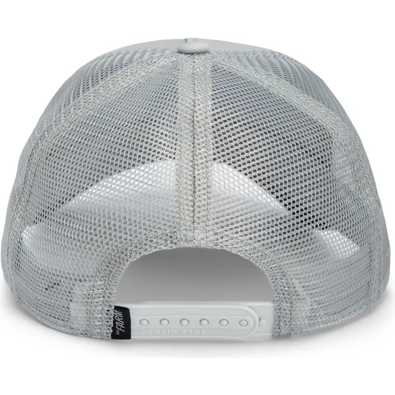 Goorin Bros. Trucker Cap Cappellino Animal 'Swamp Monster' Grigio Chiaro Unisex