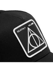 Capslab Cappellino con Visiera Collezione Harry Potter Misto Cotone Nero Unisex