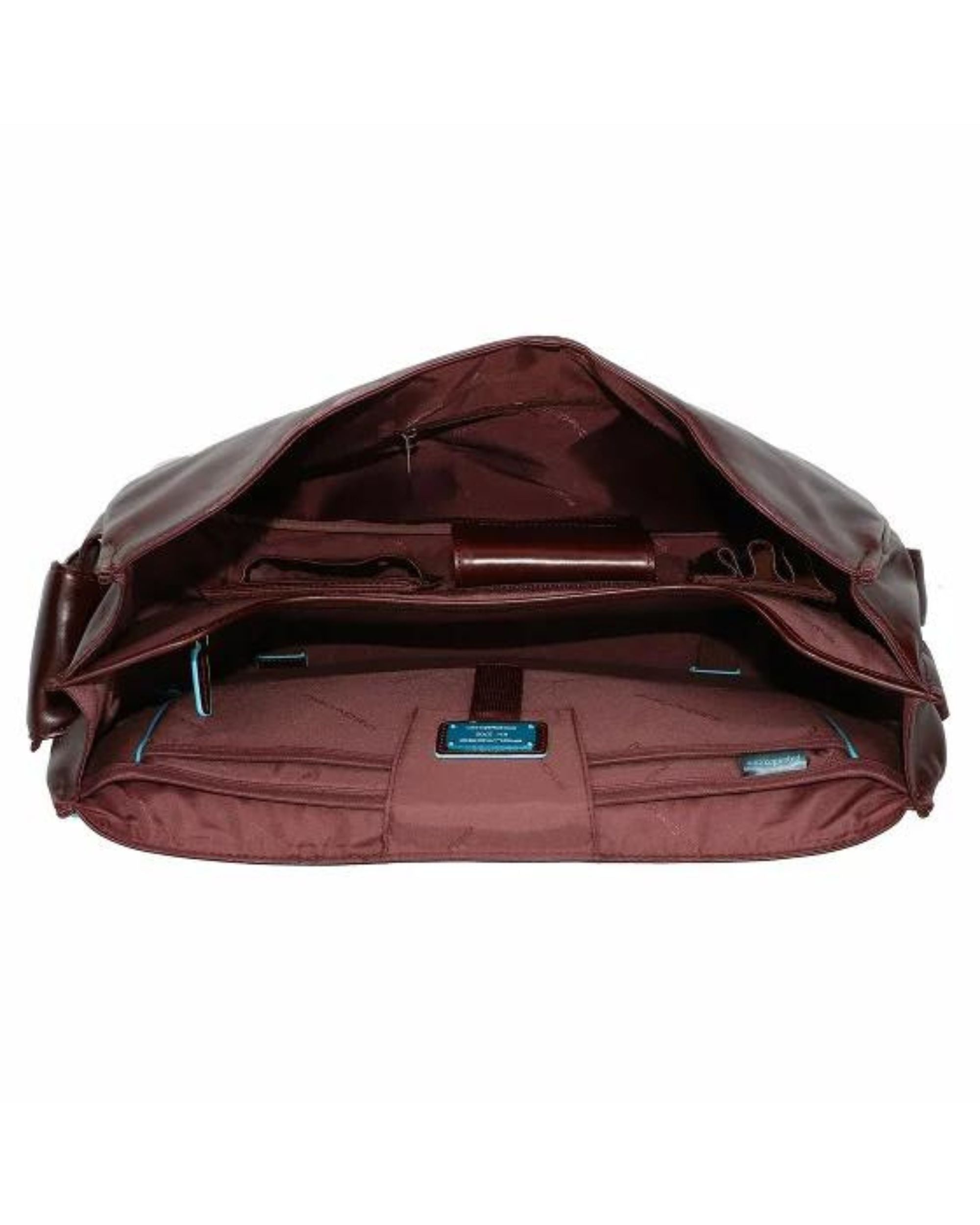 Piquadro Borsa Organizzata Tracolla Porta Pc 44 Cm Marrone Uomo