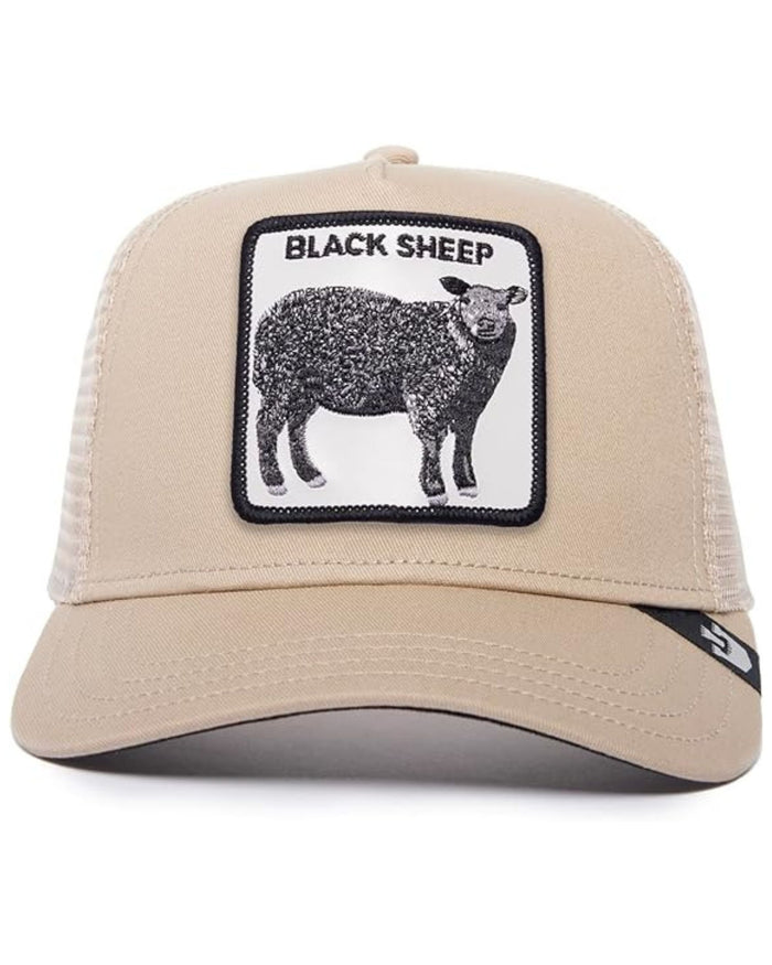 Goorin Bros. Trucker Cap Cappellino Animal Farm 'the Black Sheep' Beige Unisex 1