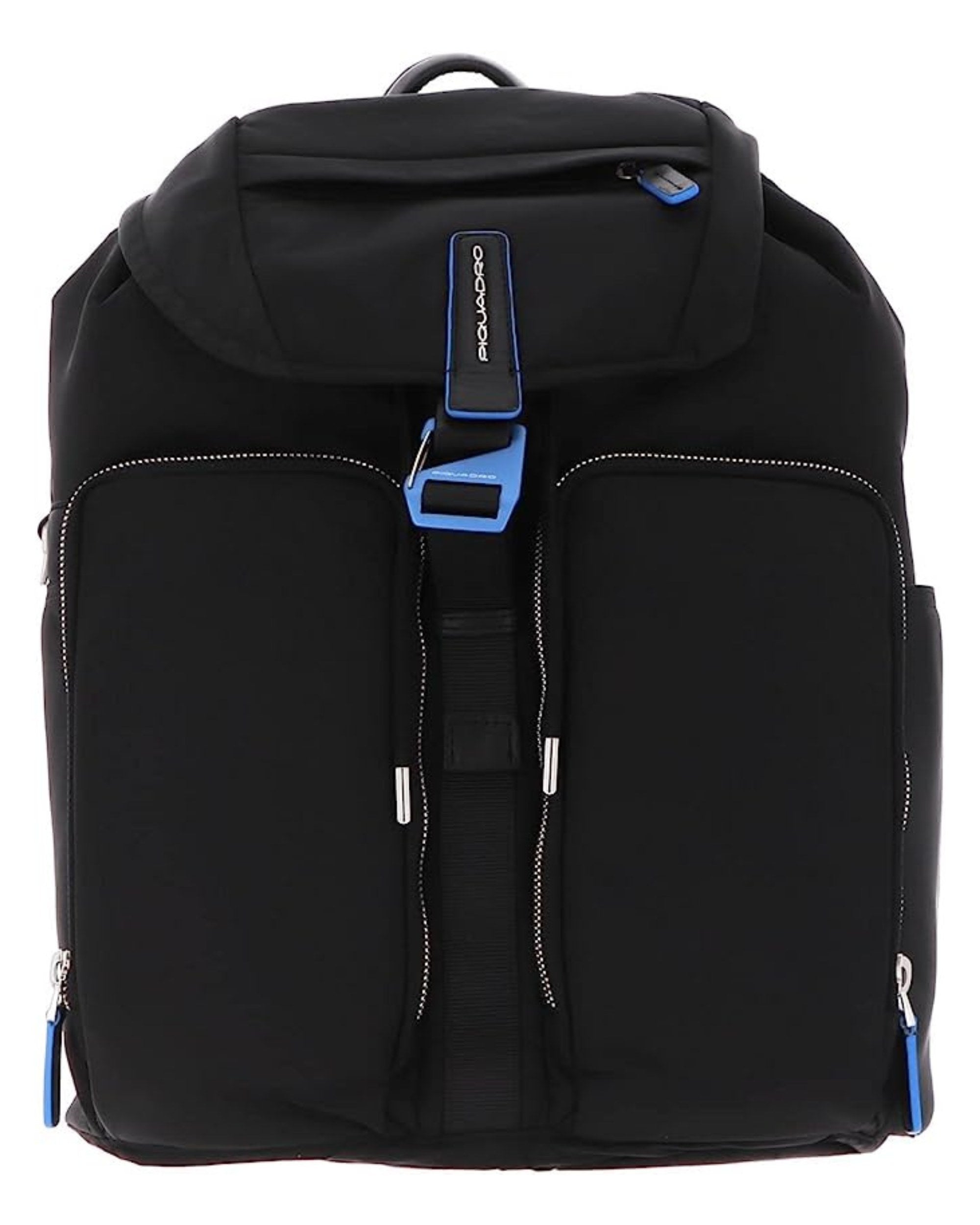 Piquadro Ultra Leggero Porta Pc Laptop Ipad Tessuto Riciclato Nero Uomo