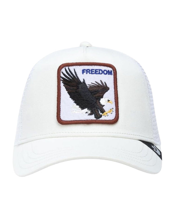 Goorin Bros. Trucker Cap Cappellino Animal Farm 'the Freedom Eagle' Bianco Unisex
