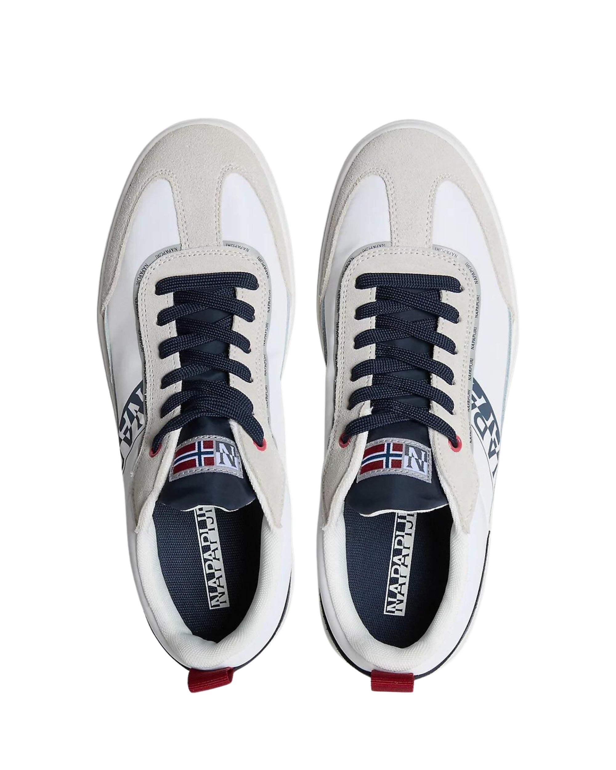 Napapijri Sneaker Bark Polyester/Leather White