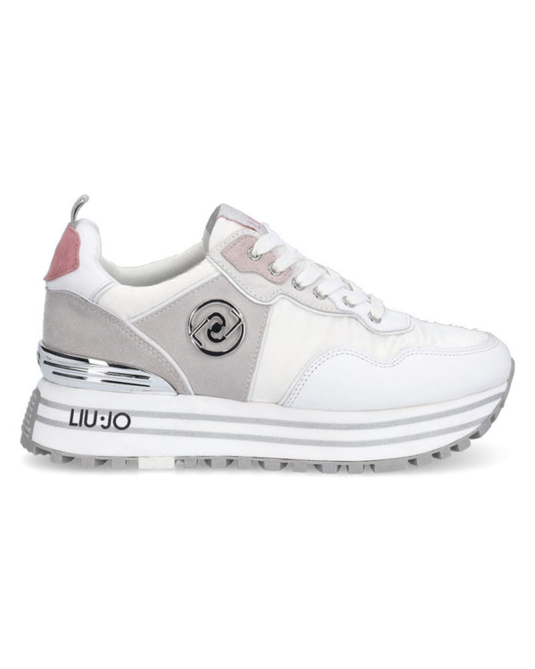Liu Jo Sneakers Maxi Wonder 55 Pelle Bianco