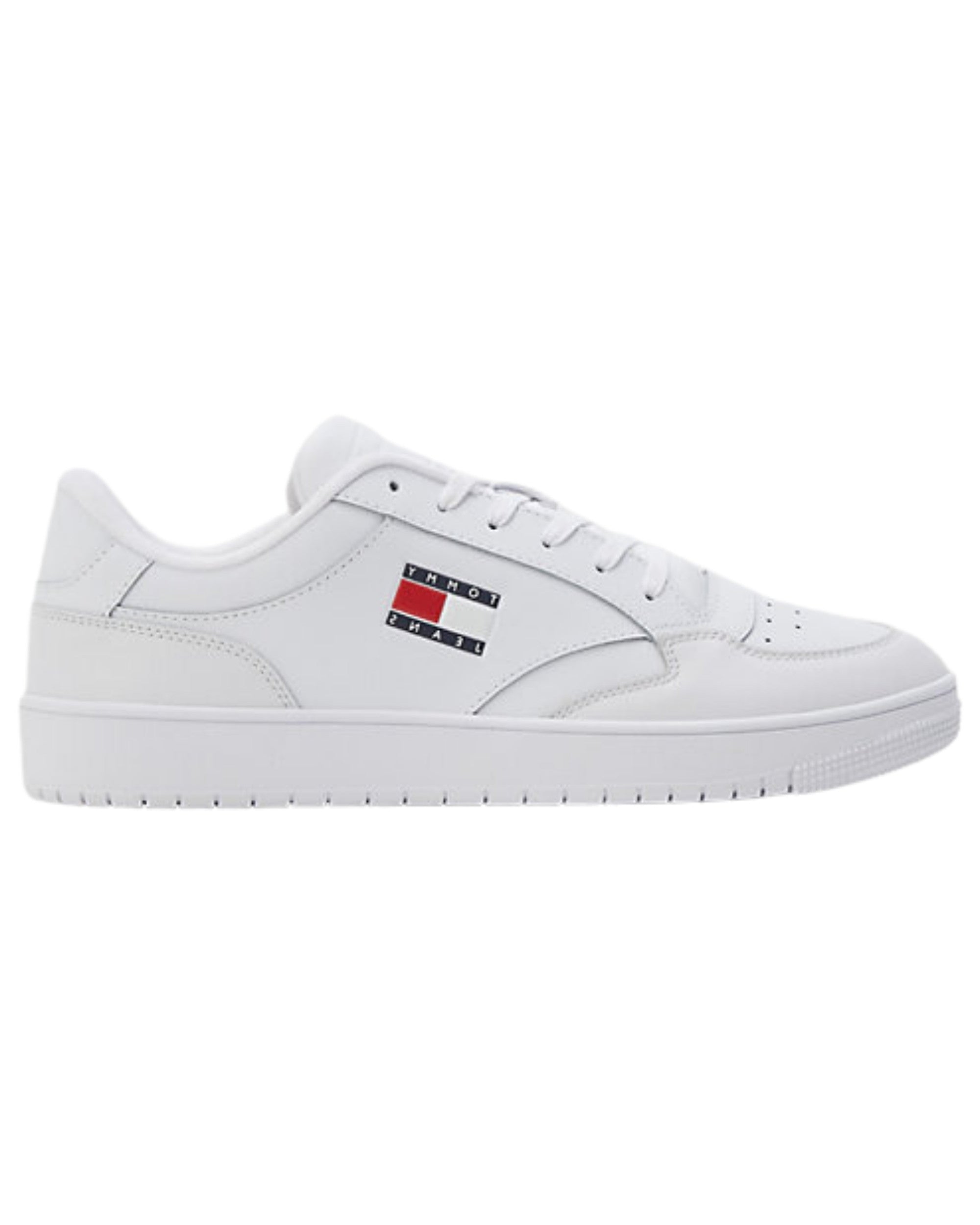 Tommy Jeans Sneaker Retro Pelle Bianco