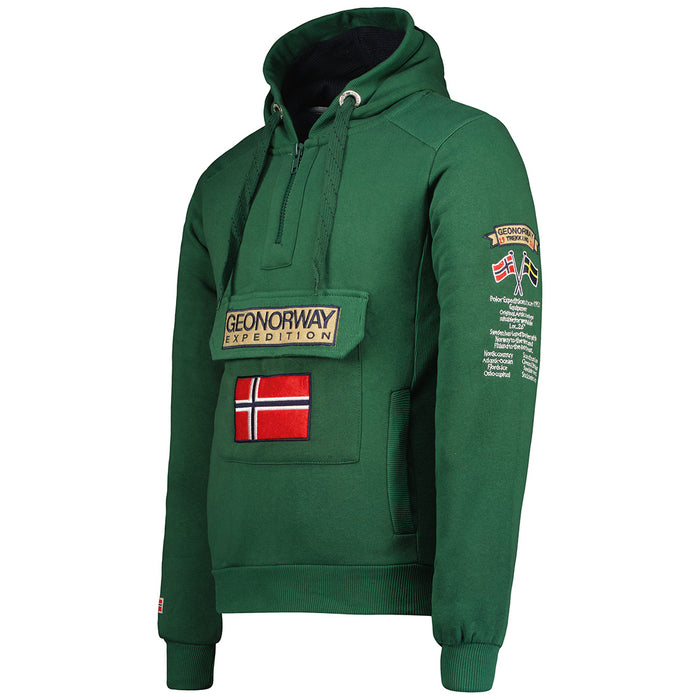 Geographical Norway Men's Green Hood 2