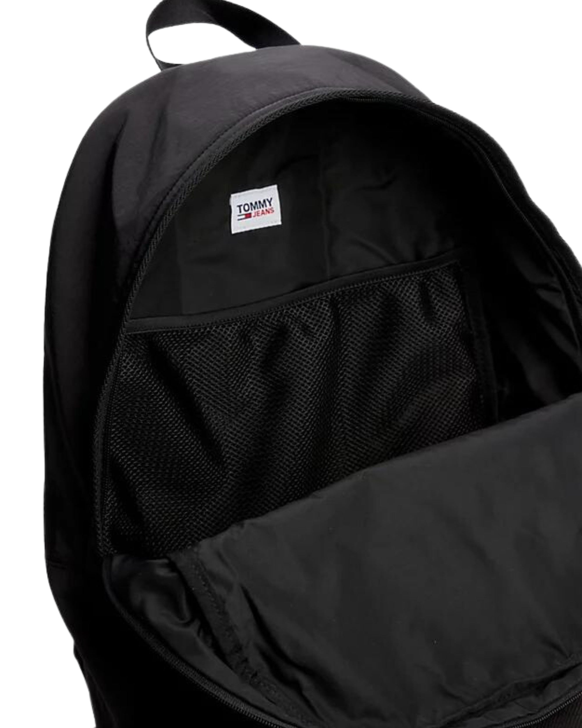 Tommy Jeans Zaino Mission Backpack in Nylon Nero