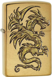 Zippo Windproof Refillable Made In Usa Brass Gold Unisex