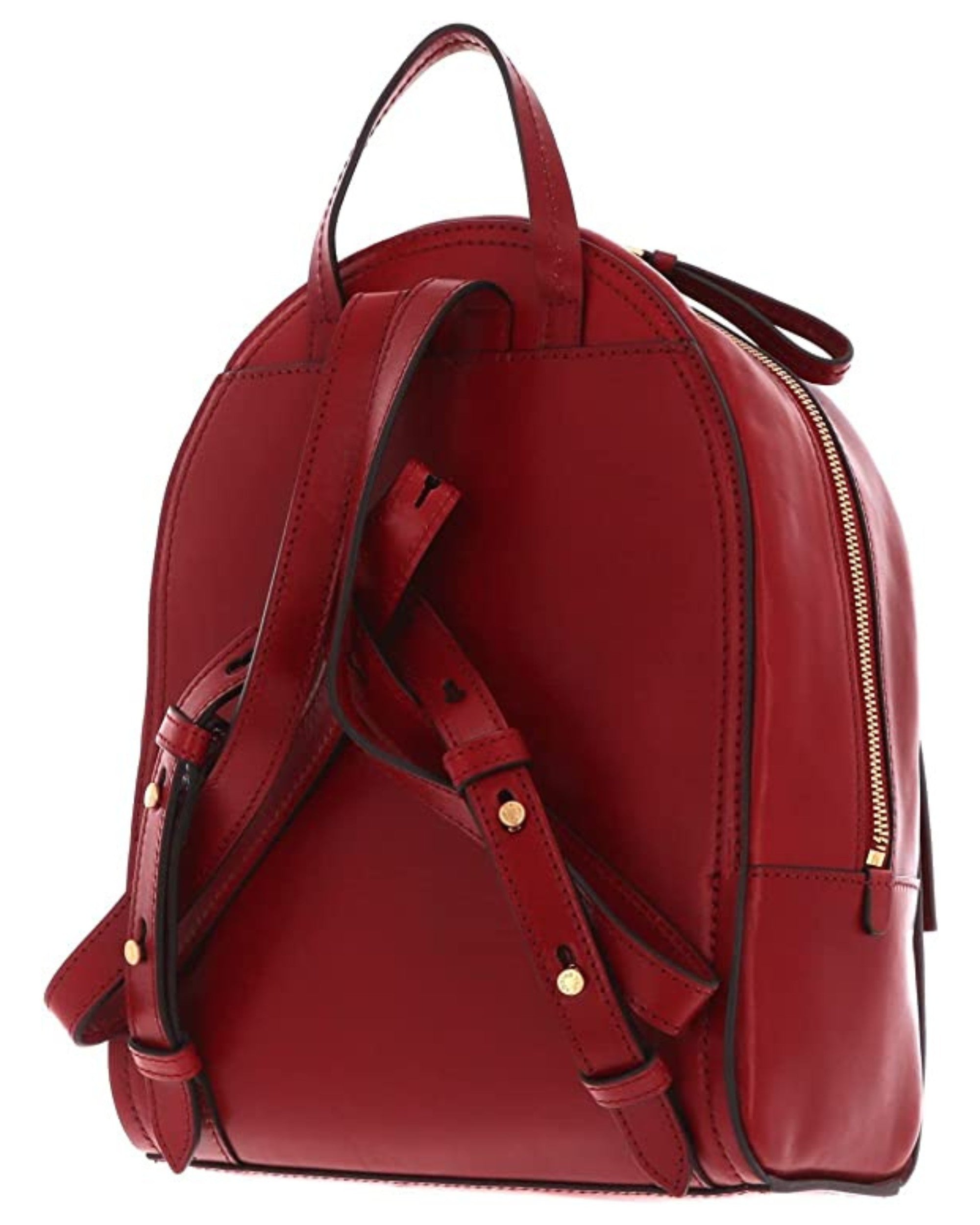 The Bridge Backpack In Pelle 04138201 Rosso Donna