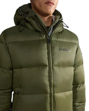 Napapijri A Suomi Padded Jacket With Hood Green