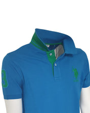 US Polo Assn. T-Shirt Number Blue Cotton