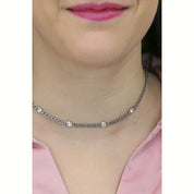 Brosway Collana Donna Acciaio e Cristalli | Collezione Symphonia - BYM83