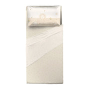 THUN Lenzuola Completo Letto Singolo in Cotone Elegance Beige B201044