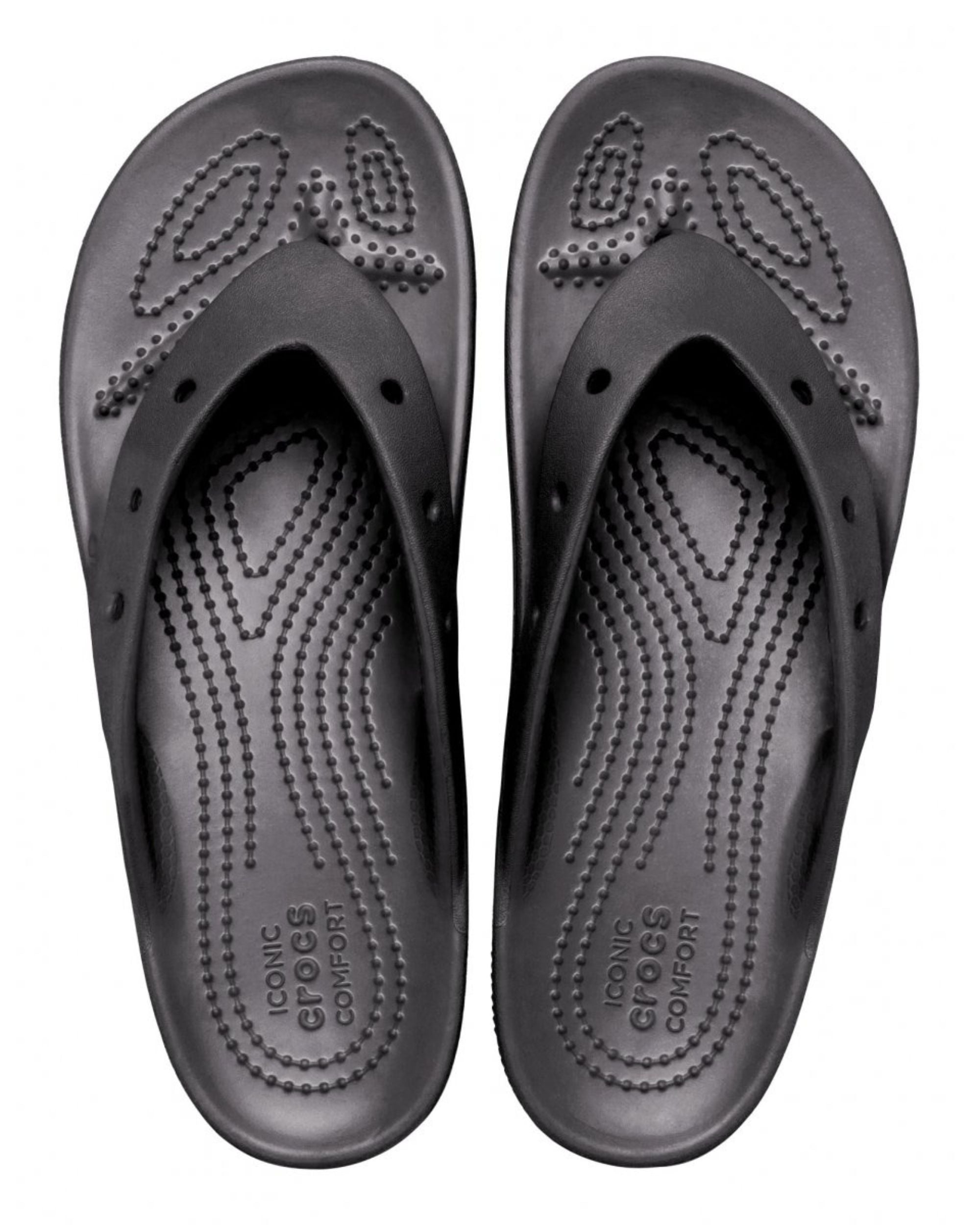 Crocs Infradito con Piattaforma Classic Platform Flip Poliammide Nero