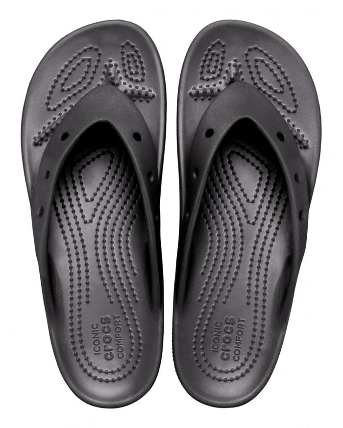 Crocs Infradito con Piattaforma Classic Platform Flip Poliammide Nero 4