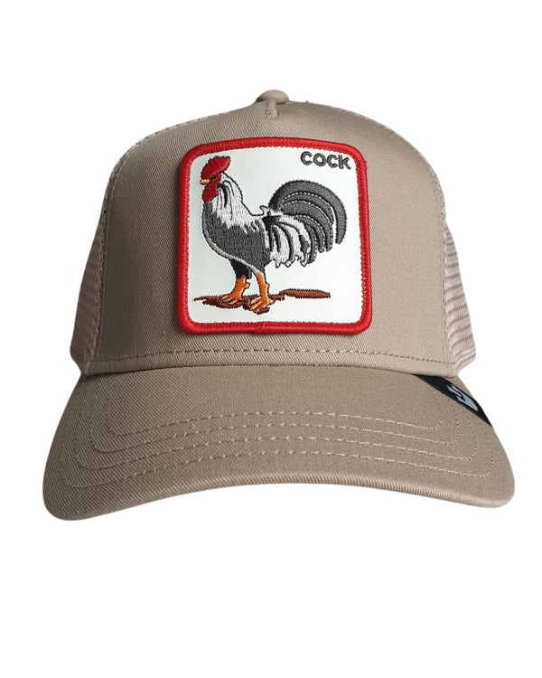 Goorin Bros. Trucker Cap Animal Farm 'the Cock' Marrone Unisex