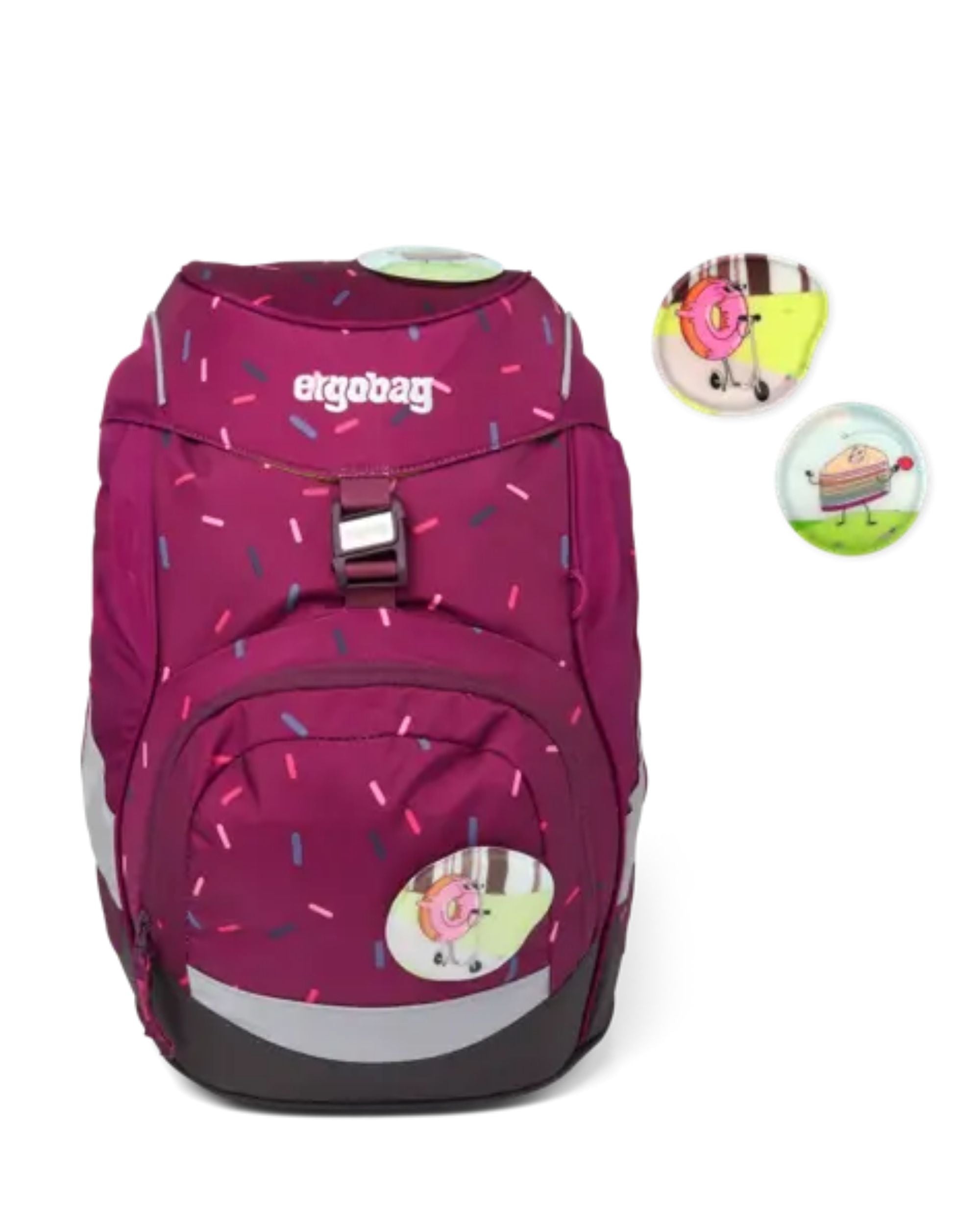 Ergobag Ergonomico Personalizzabile Eco Resistente Acqua Sporco Viola Bambino