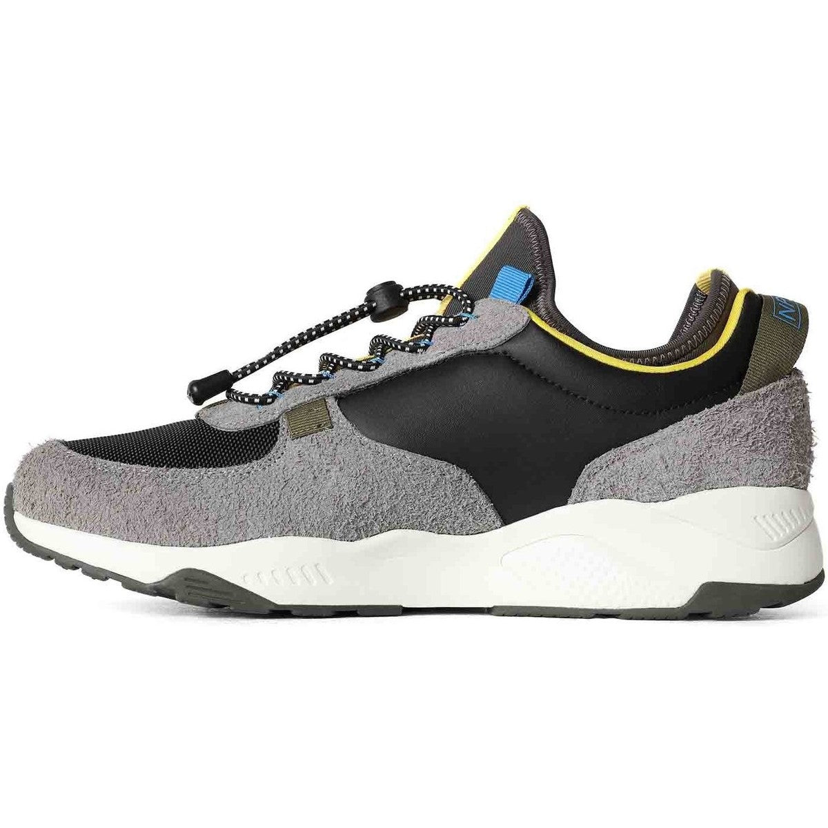 Napapijri Sneakers Gray Leather/Polyester Gray