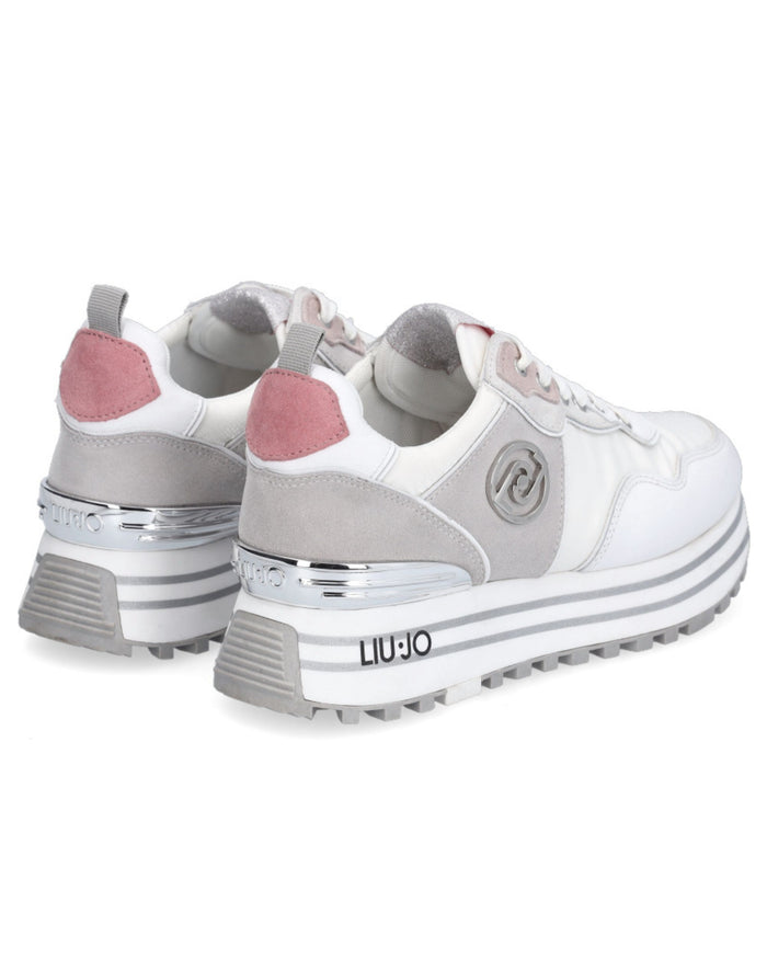 Liu Jo Sneakers Maxi Wonder 55 Pelle Bianco 2