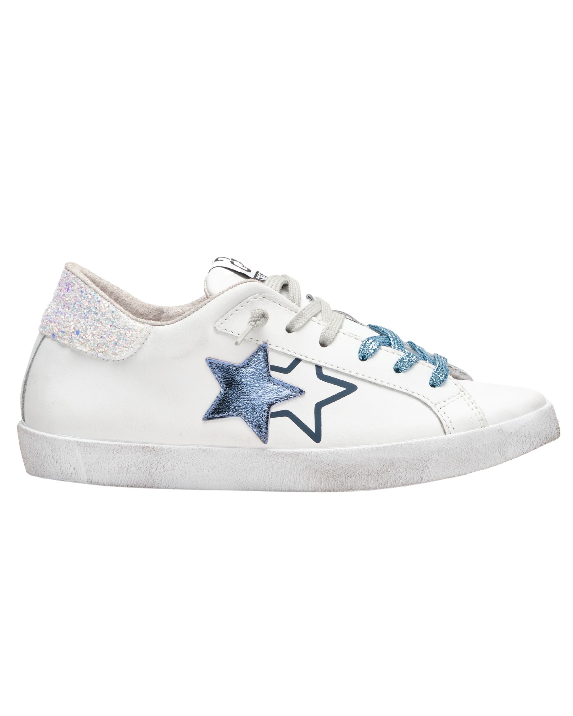 Sneaker One Star In Pelle Bianco Donna