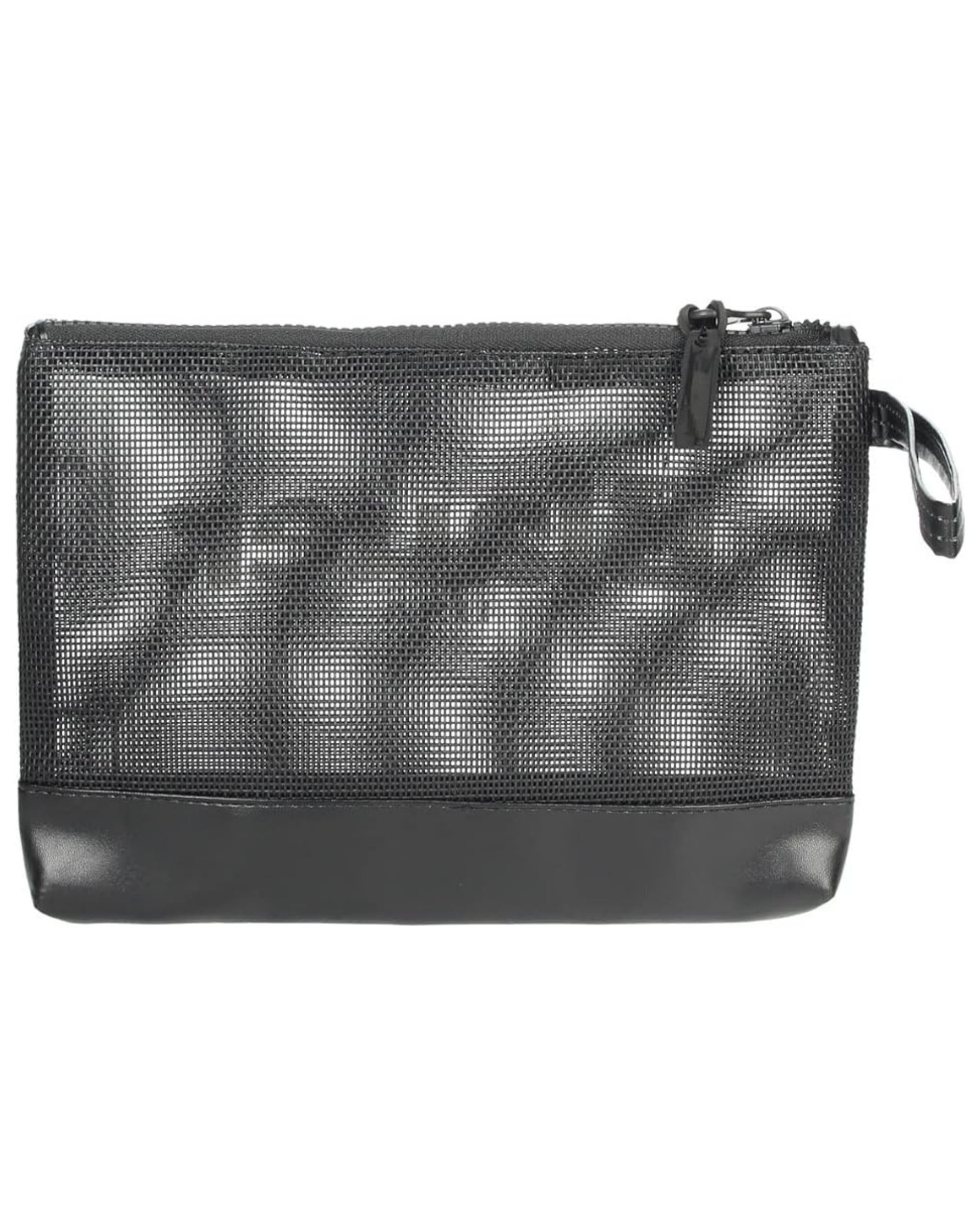 Blauer Uomo Donna Laccetto Polso Net Pouch Nero Unisex