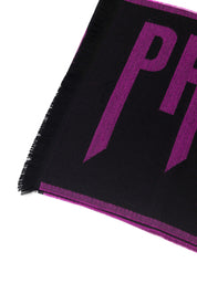 Philipp Plein Stole Logo 180x40 cm Purple