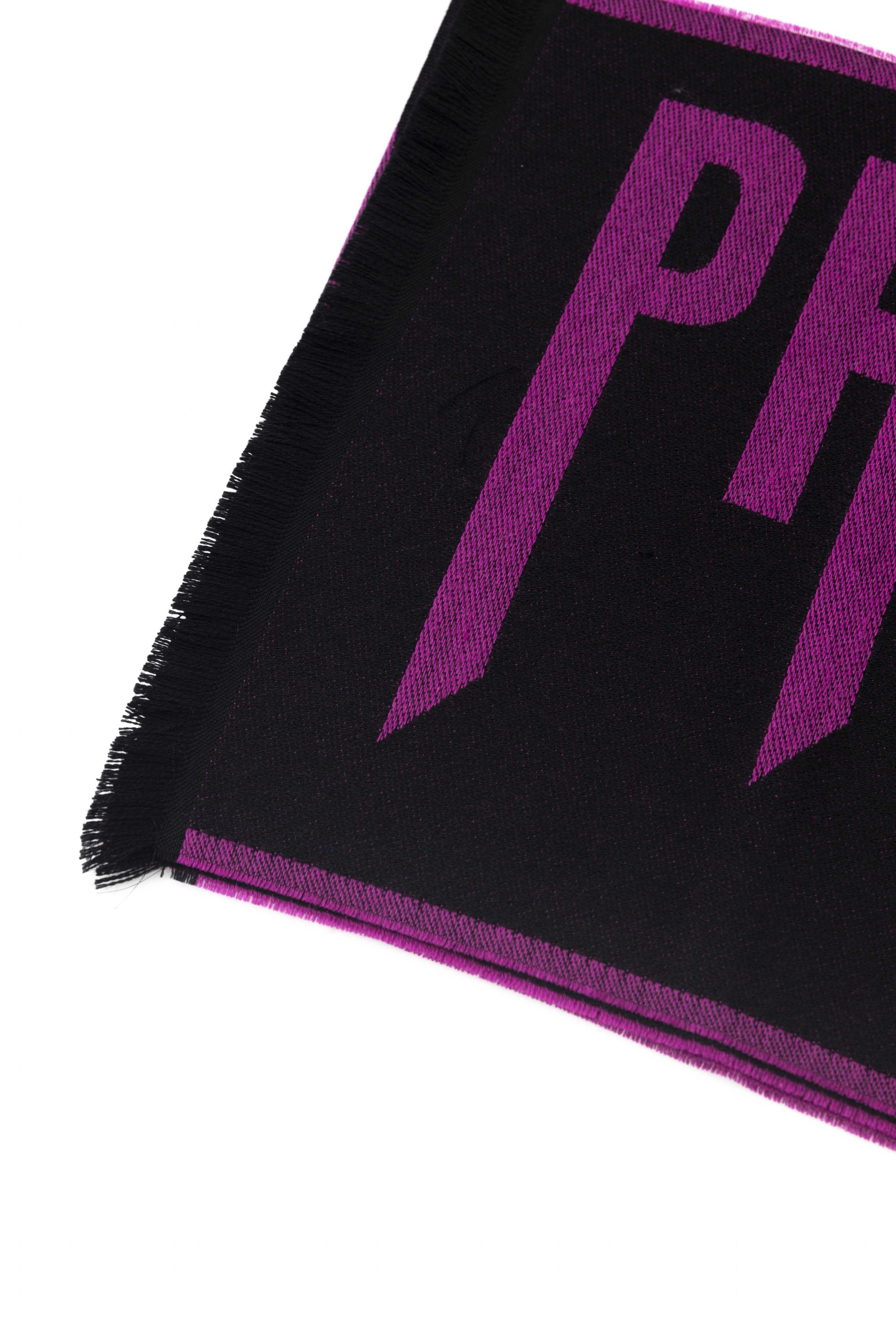 Philipp Plein Stole Logo 180x40 cm Purple