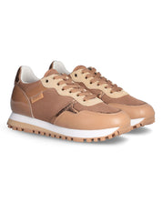 Liu Jo Wonder Beige Leather Sneakers