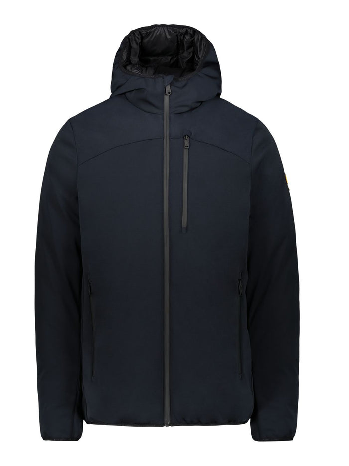 Ciesse Piumini Jayden Parka Giacca Softshell Impermeabile Active Cappuccio Ecologica Blu Uomo 2