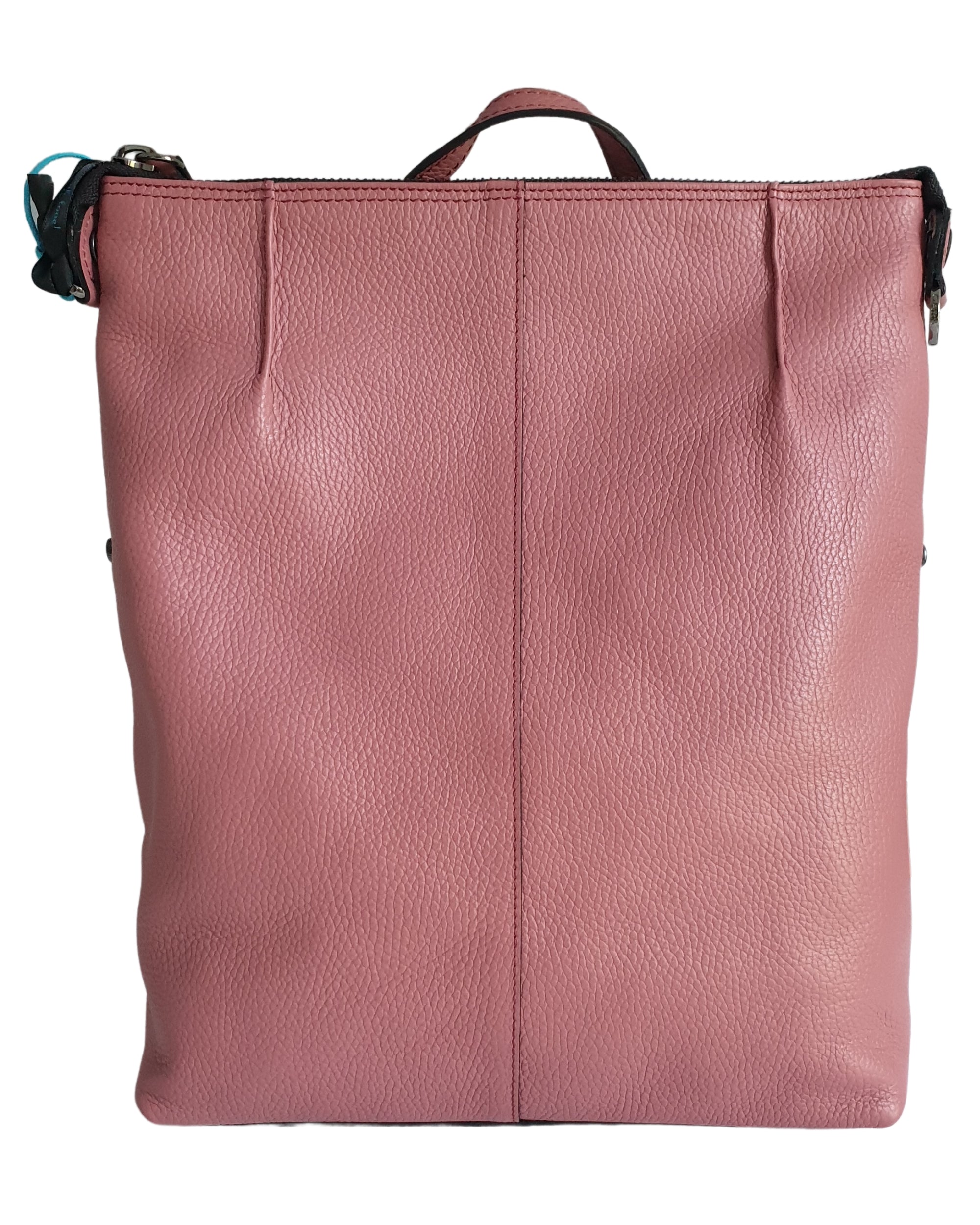 Gabs Zaino Grande con versione Borsa Shopper 100% Pelle Opaco Rosewood