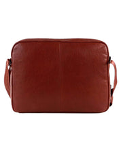 Piquadro Crossover Briefcase With Two Compartments Made Of Brown Leather Unisex