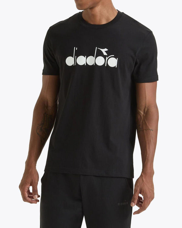 Diadora T-Shirt Logo Big Cotone Nero